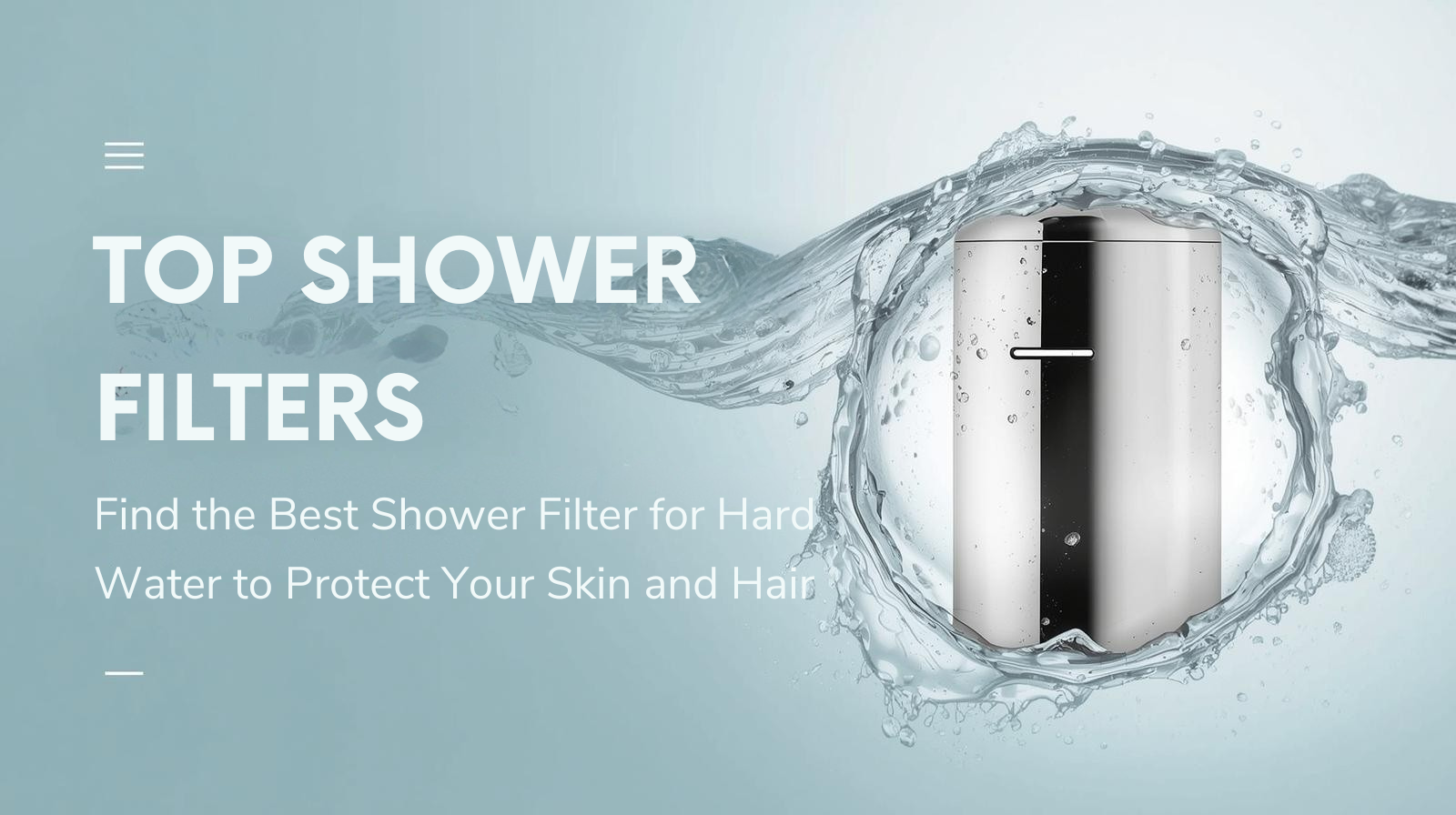 best shower filter for hard water